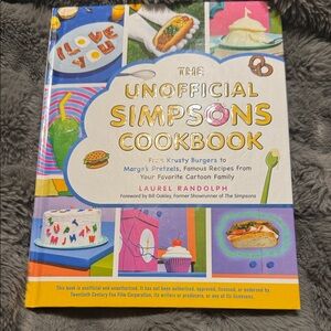 Simpsons-Inspired Recipe Collection Book